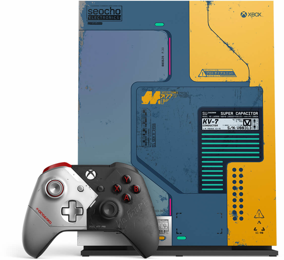Xbox One X Cyberpunk 2077 Limited Edition Bundle (1TB)